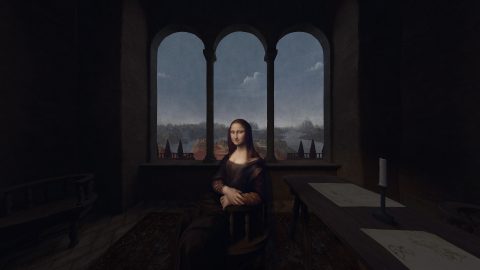 A 3D/VR version of Mona Lisa by Leonardo da Vinci. Completed in 1519.